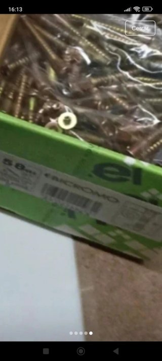 Tornillos para ensamblar muebles