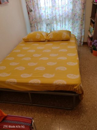 Sofá Cama Plegable Ares (Ikea) Naranja