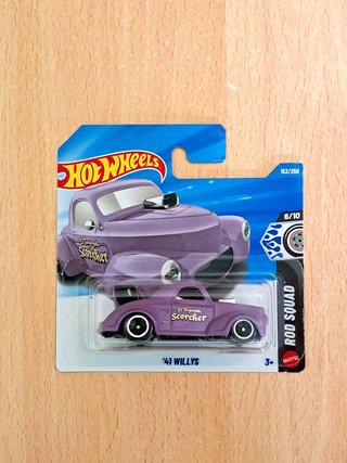 Hot Wheels '41 Willys Rod Squad Morado