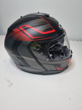 Casco HJC C70 Talla M Negro/Rojo