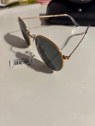 Gafas Ray-Ban RB3447 Redondas Metal Doradas