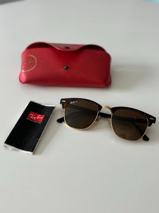 Ray-Ban Clubmaster Polarizadas Marrón/Dorado