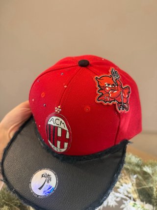 Cappello AC Milan Rosso e Nero