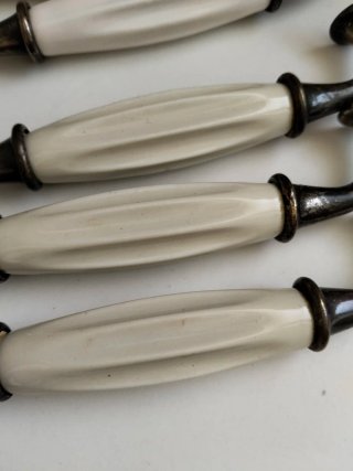 Maniglie in ceramica e metallo (11 unità)