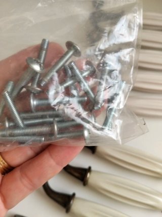 Maniglie in ceramica e metallo (11 unità)