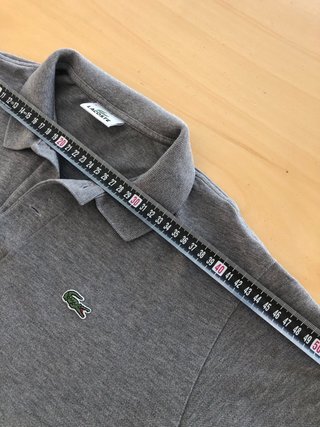 Polo Lacoste Grigio Taglia L