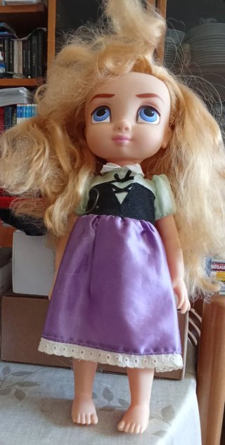 Muñeca Disney grande y casa  con accesorios