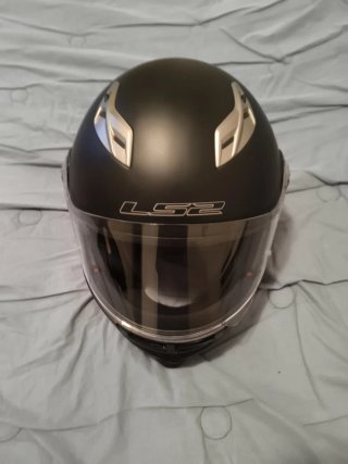 Casco Moto LS2 Negro Mate