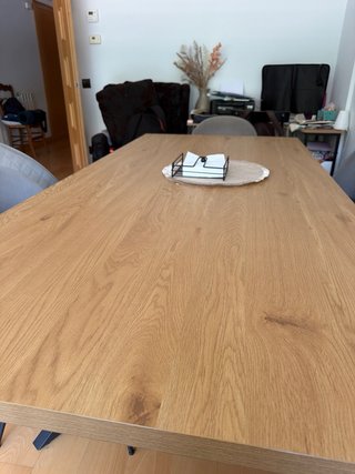 Sillas de comedor elegantes (6 plazas) y mesa