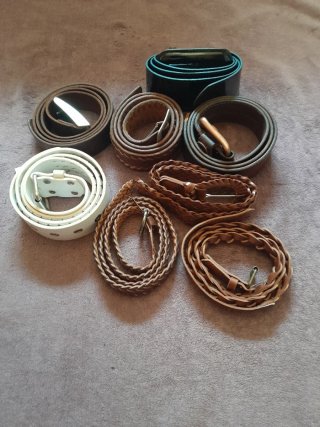 Conjunto de 8 cinturones para mujer/hombre.