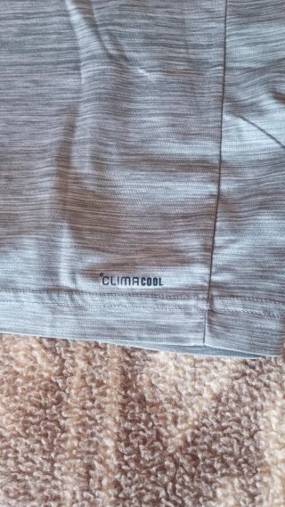 Maglia Adidas uomo grigia manica lunga