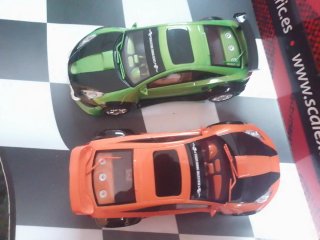2 Coches Tuning Scalextric 1:32 Analógicos
