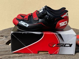 Scarpe Sidi Alba Nere/Rosse EUR 41