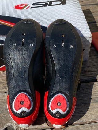 Scarpe Sidi Alba Nere/Rosse EUR 41