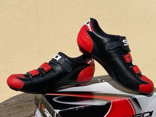 Scarpe Sidi Alba Nere/Rosse EUR 41