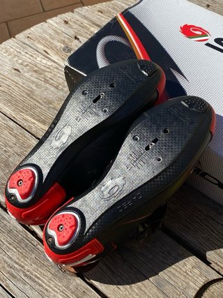 Scarpe Sidi Alba Nere/Rosse EUR 41