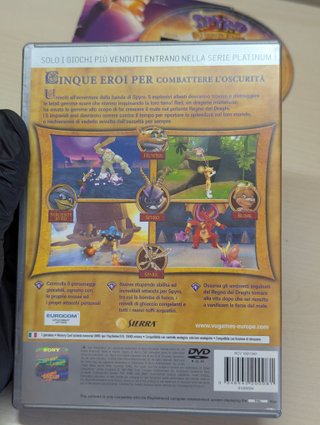 Spyro A Hero's Tail PS2 Pal Ita Multilingua CIB