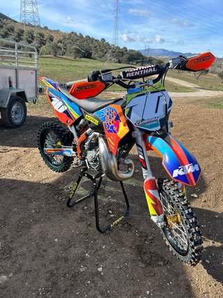 KTM 65 Motocross Azul/Naranja