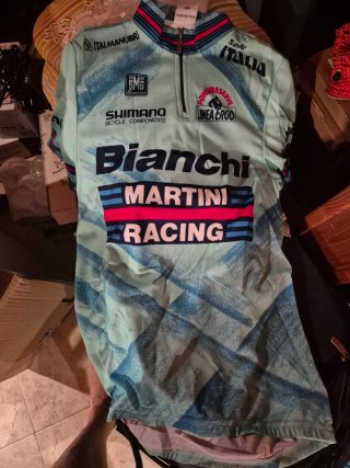 Maillot Santini Bianchi Talla M y talla xxl