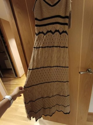 Vestido verano calado nuevo con etiqueta talla M