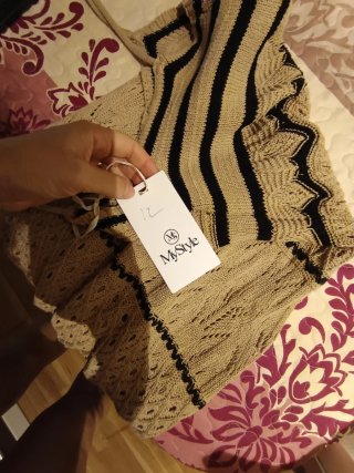 Vestido verano calado nuevo con etiqueta talla M