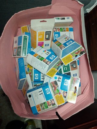 Cartuchos de tinta HP 41, 44, 10, 11