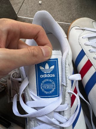 Adidas K74 Scarpe Uomo Bianco Blu Rosso