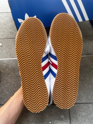 Adidas K74 Scarpe Uomo Bianco Blu Rosso
