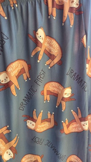 Pijama manga larga pero tela muy fina