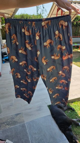 Pijama manga larga pero tela muy fina