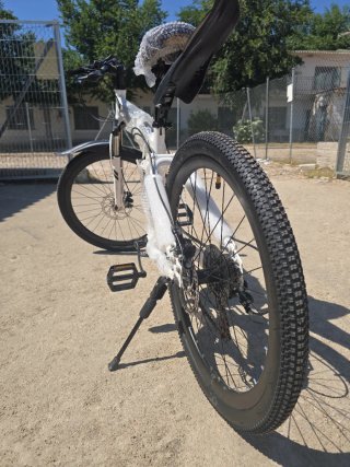 Bicicleta Montaña Plegable Blanca