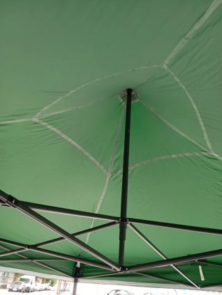 Carpa 3x3m Impermeable Verde plegable All Seasons