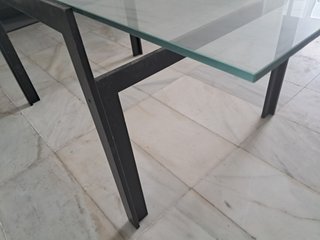 MESA cristal. SALON, REUNIONES, COMEDOR, COCINA