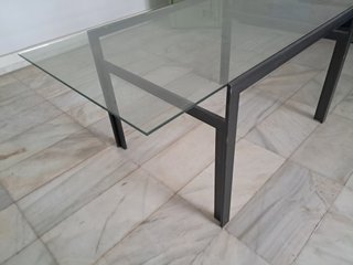 MESA cristal. SALON, REUNIONES, COMEDOR, COCINA