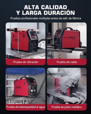 Soldador ARCCAPTAIN MIG MAG 200A 6 en 1