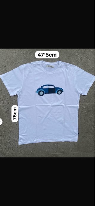 Camiseta Loreak Mendian Talla L Estampado Coche