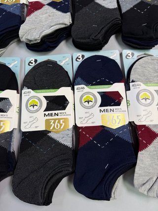 24 Pares Calcetines Algodón Hombre Tobilleros