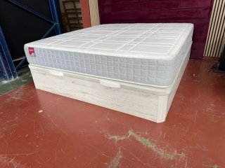 Canapé madera + Colchón visco 180x200