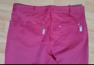 Pantalón Erre Raso Rosa
