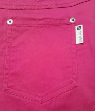 Pantalón Erre Raso Rosa