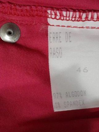 Pantalón Erre Raso Rosa