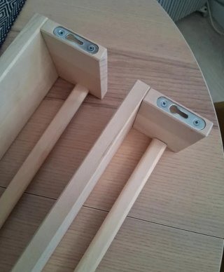 Confezione da 2 scaffali BEKVÄM Ikea in legno