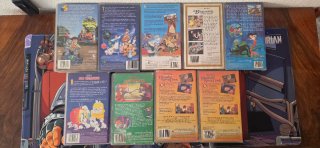 Lote 9 VHS Disney Clásicos (Español)