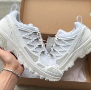 Salomon Scarpe da Ginnastica Bianche e Grigie