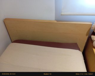 Cama individual Ikea 90cm + Colchon