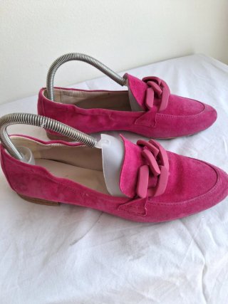 Mocasines Italianos Fucsia