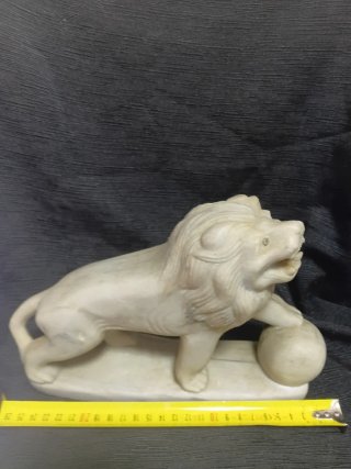 Antica scultura leone  mediceo in marmo vedi googl