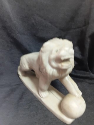 Antica scultura leone  mediceo in marmo vedi googl