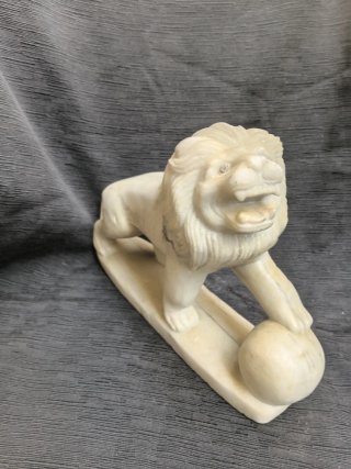 Antica scultura leone  mediceo in marmo vedi googl