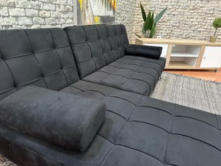 Sofá cama chaise longue + mueble TV